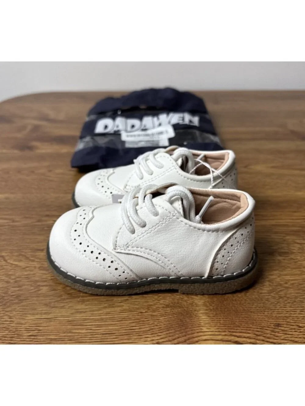DADAWEN Toddler Boys Girls Dress Shoes Comfort Oxford Shoes Size 5 Toddler